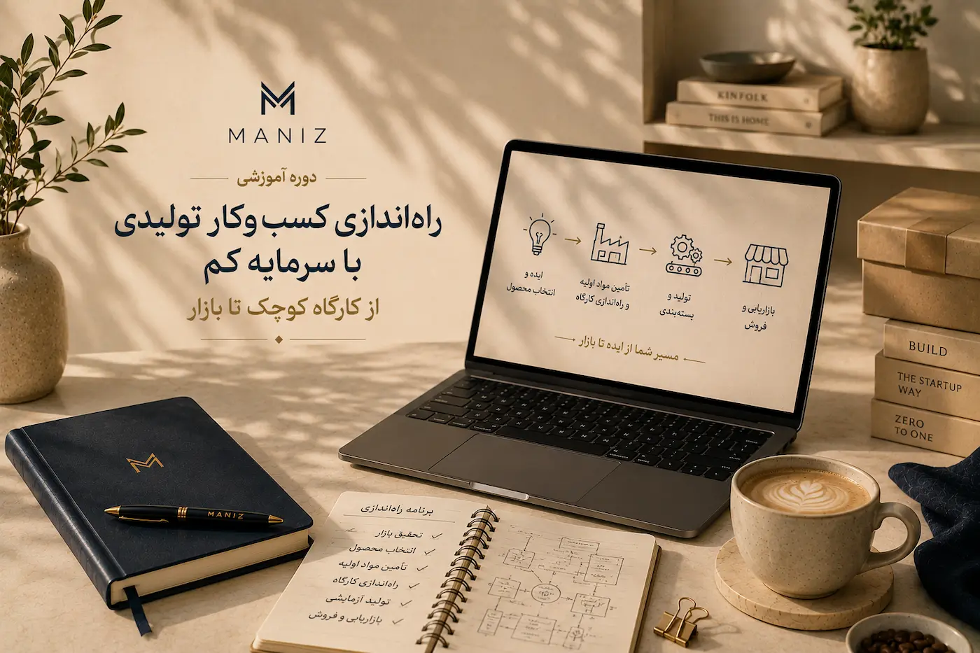 راه‌اندازی کسب‌وکار تولیدی با سرمایه کم؛ از کارگاه کوچک تا بازار