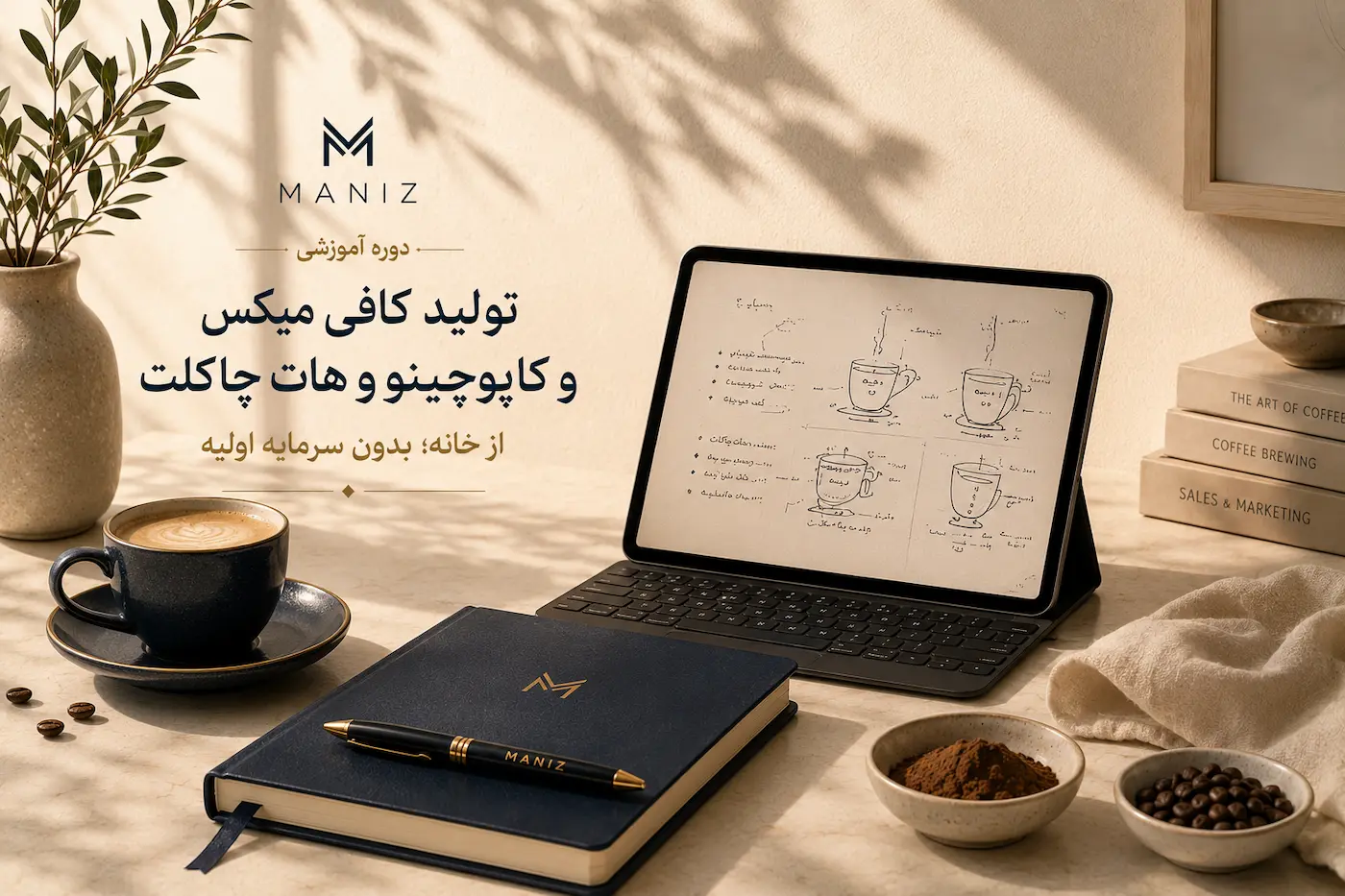 تولید کافی‌میکس و کاپوچینو و هات چاکلت از خانه؛ بدون سرمایه اولیه