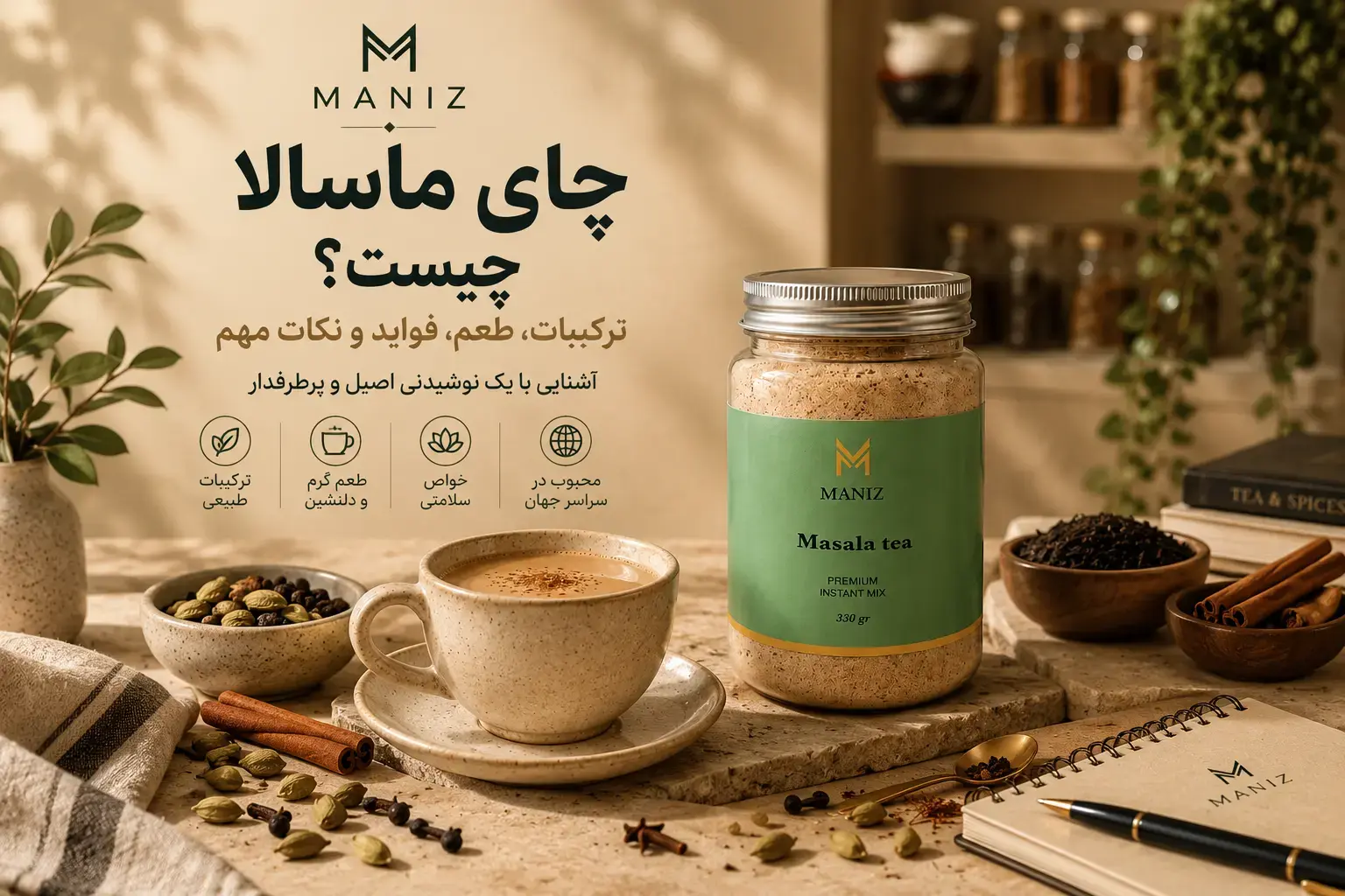 چای ماسالا چیست؟ آشنایی با ترکیبات، طعم و کاربرد چای ماسالا